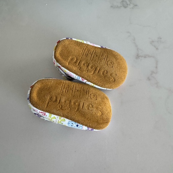 0-3 month Little Piggies leather Care Bear shoes - Picture 5 of 5